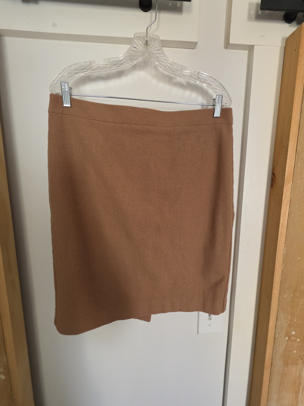 J. Crew Camel Wool Pencil Skirt (14)